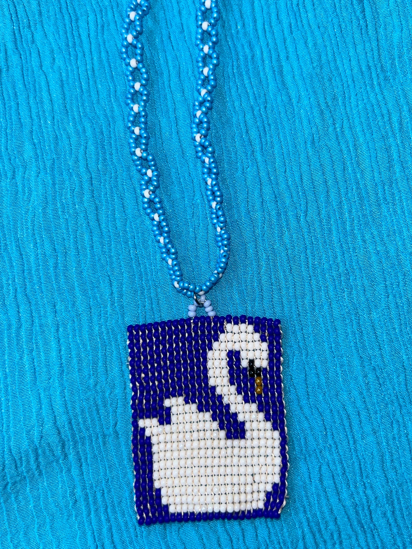 A swan in the blue