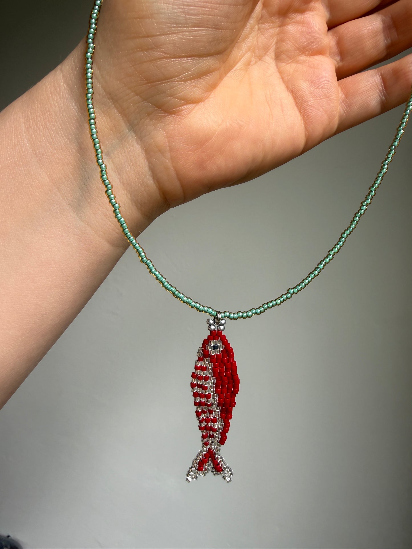 Red Fish Necklace