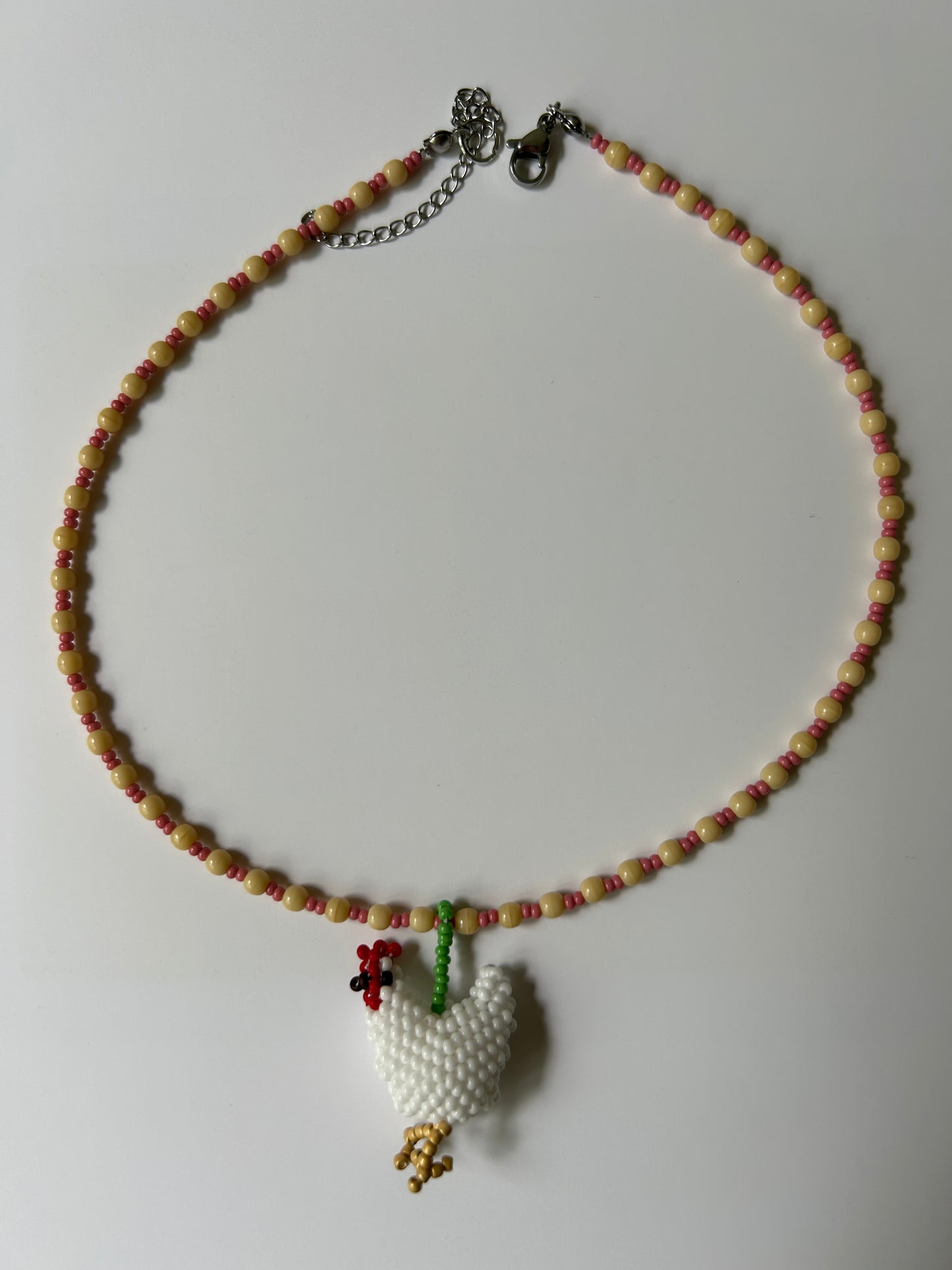 Beaded Chicken Necklace