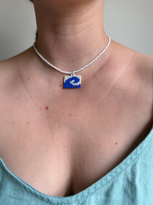 Minimalist Ocean Wave Necklace