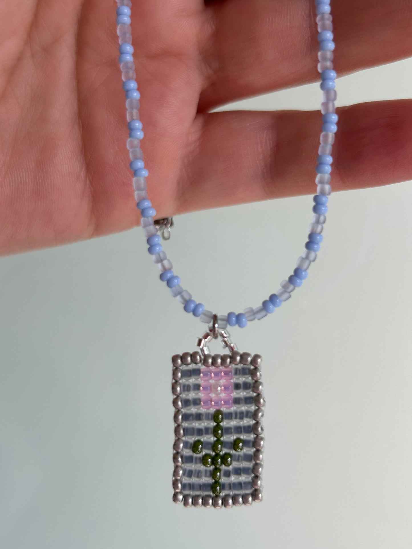 A flower under blue sky