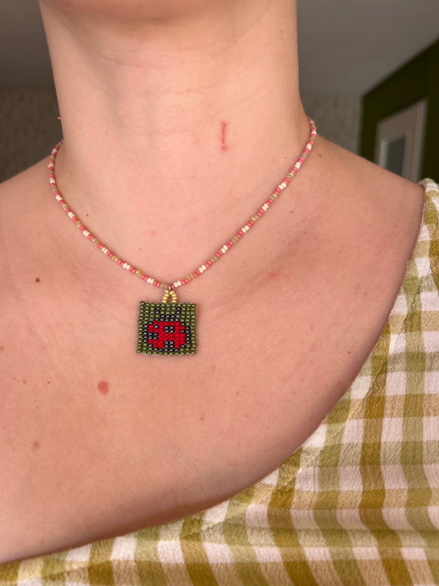 A little ladybug welcomes spring