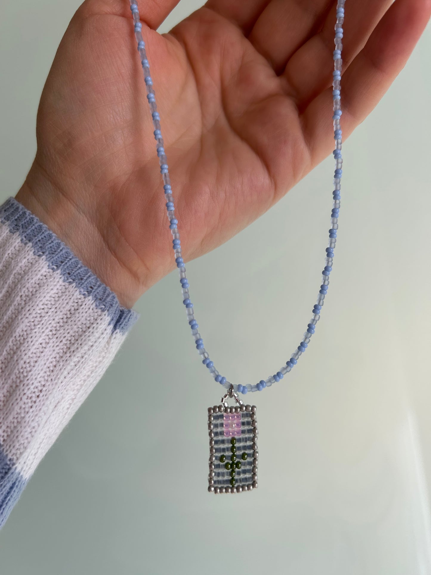 A flower under blue sky