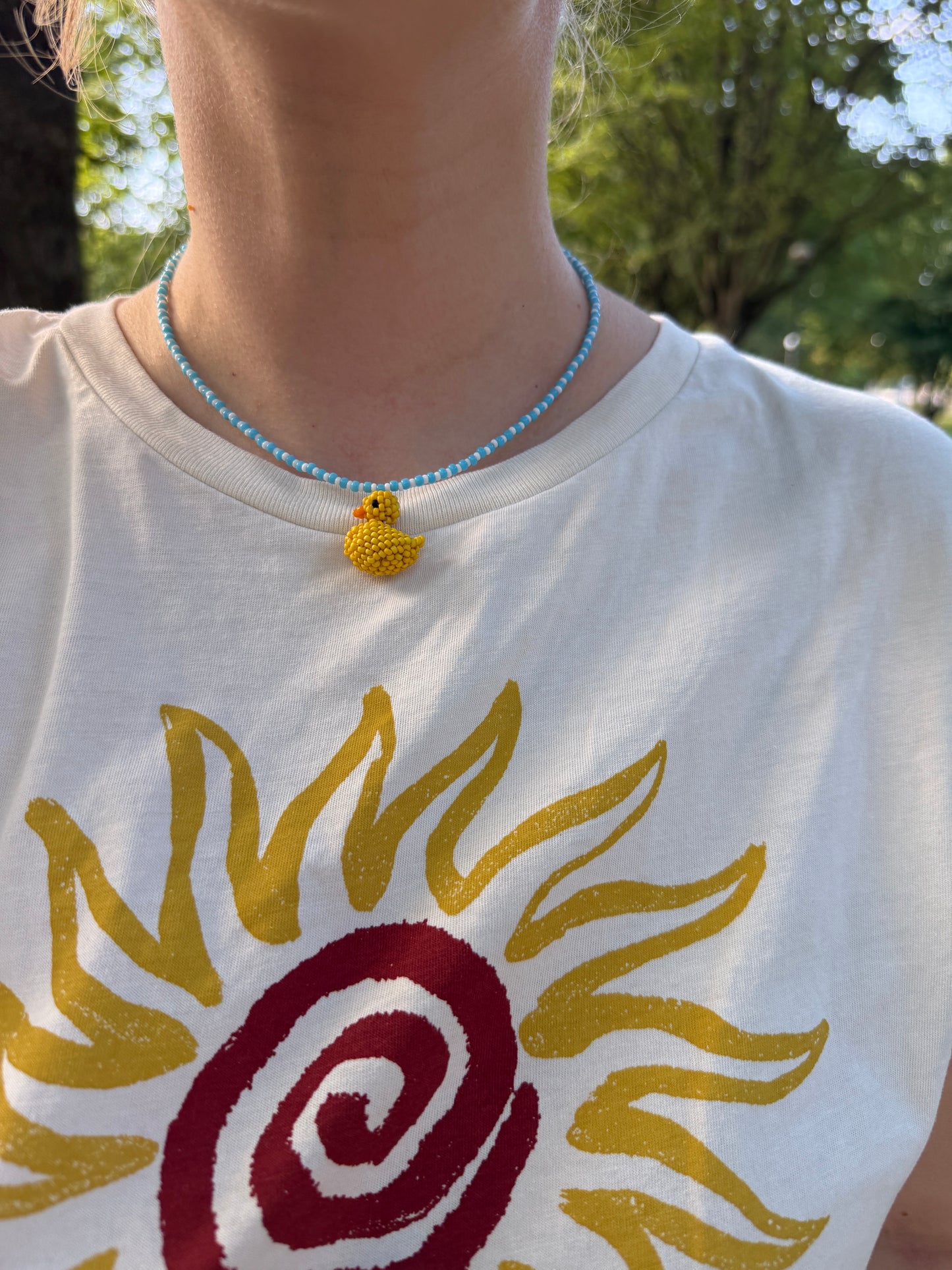 Duck Necklace with 3D Pendant