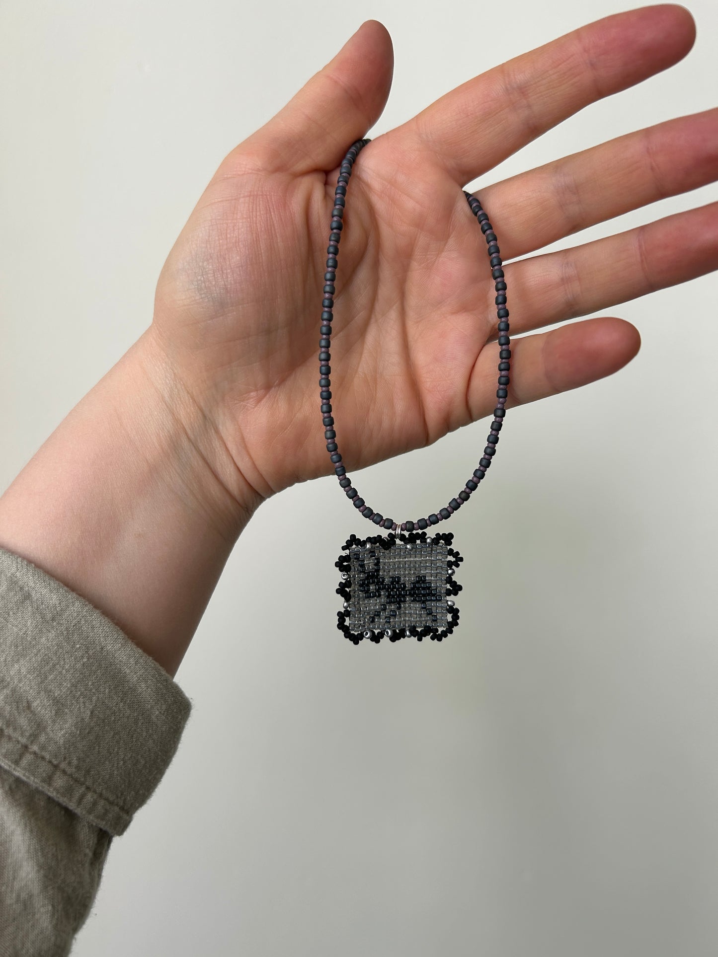 Beaded Ant Necklace