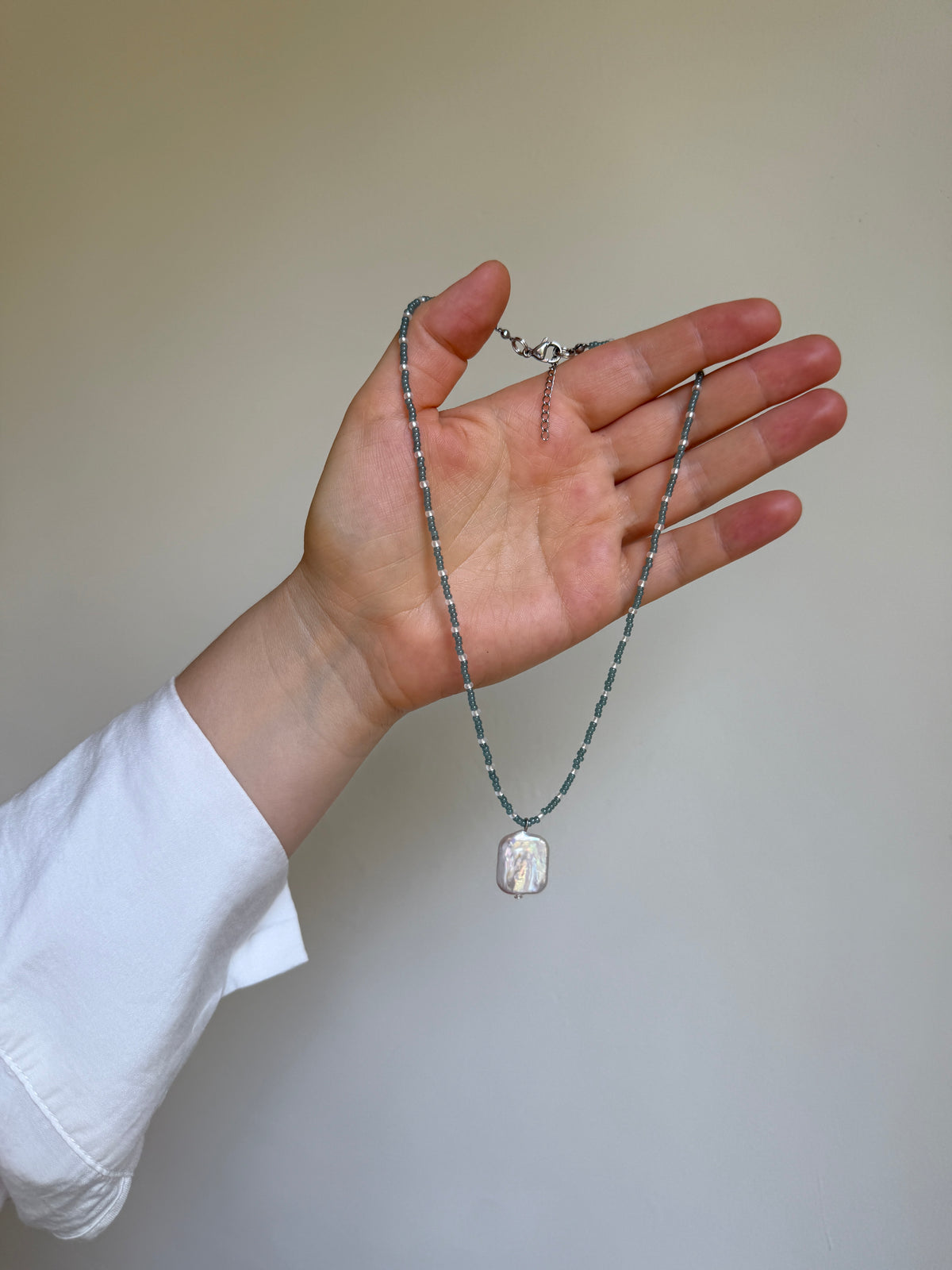 Elegant Baroque Pearl & Beaded Choker