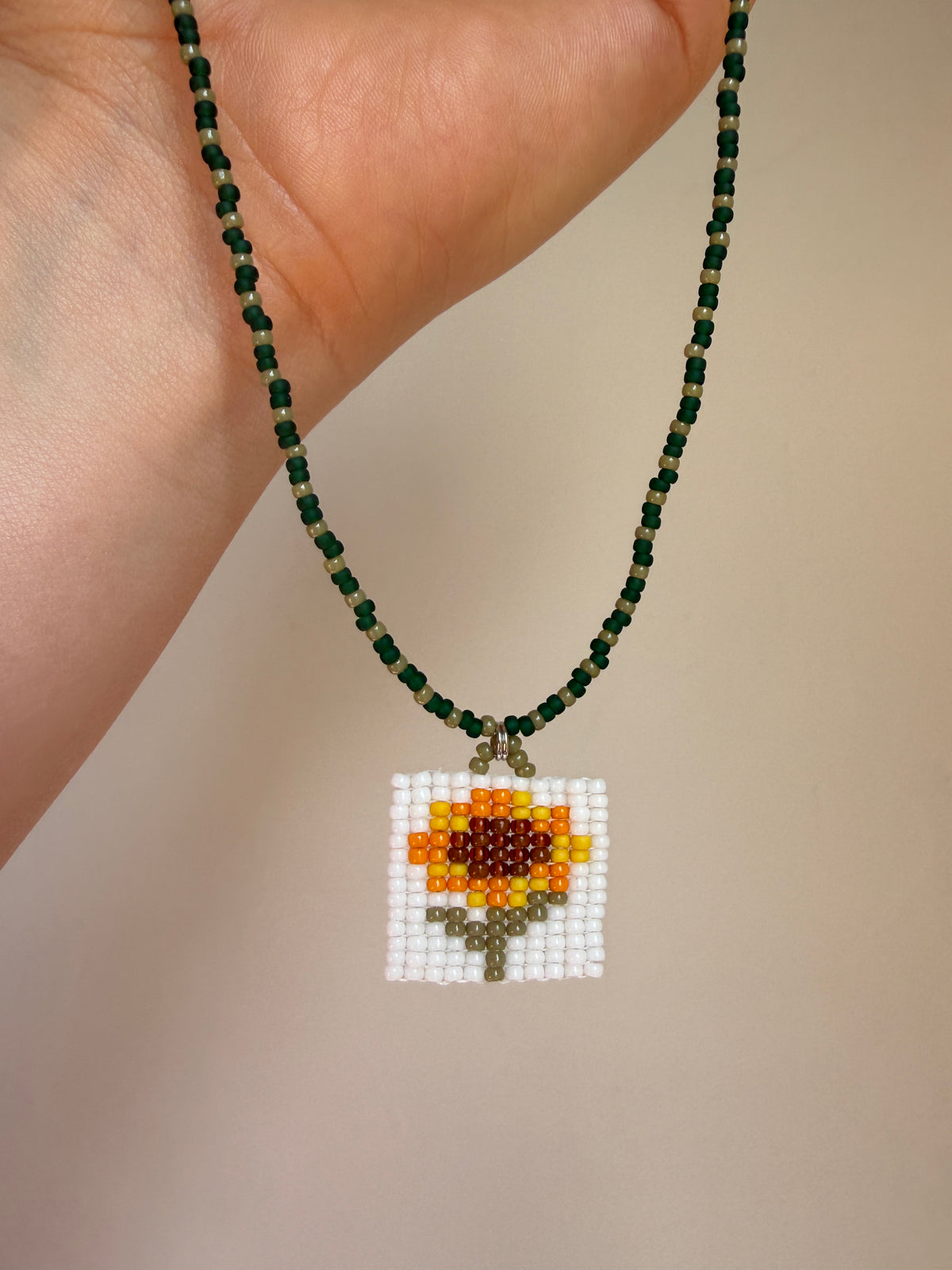Sunflower Necklace