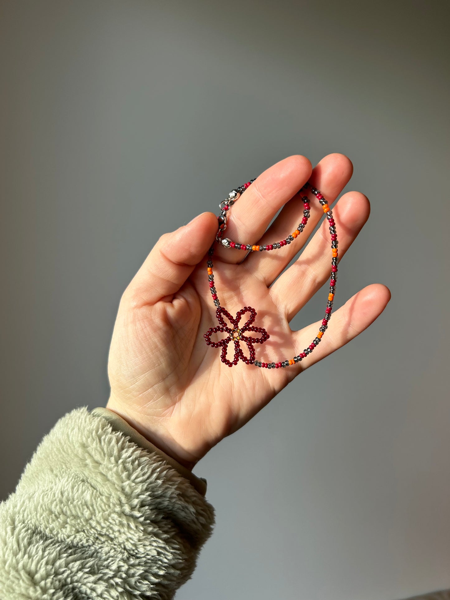The flowering of the pomegranate