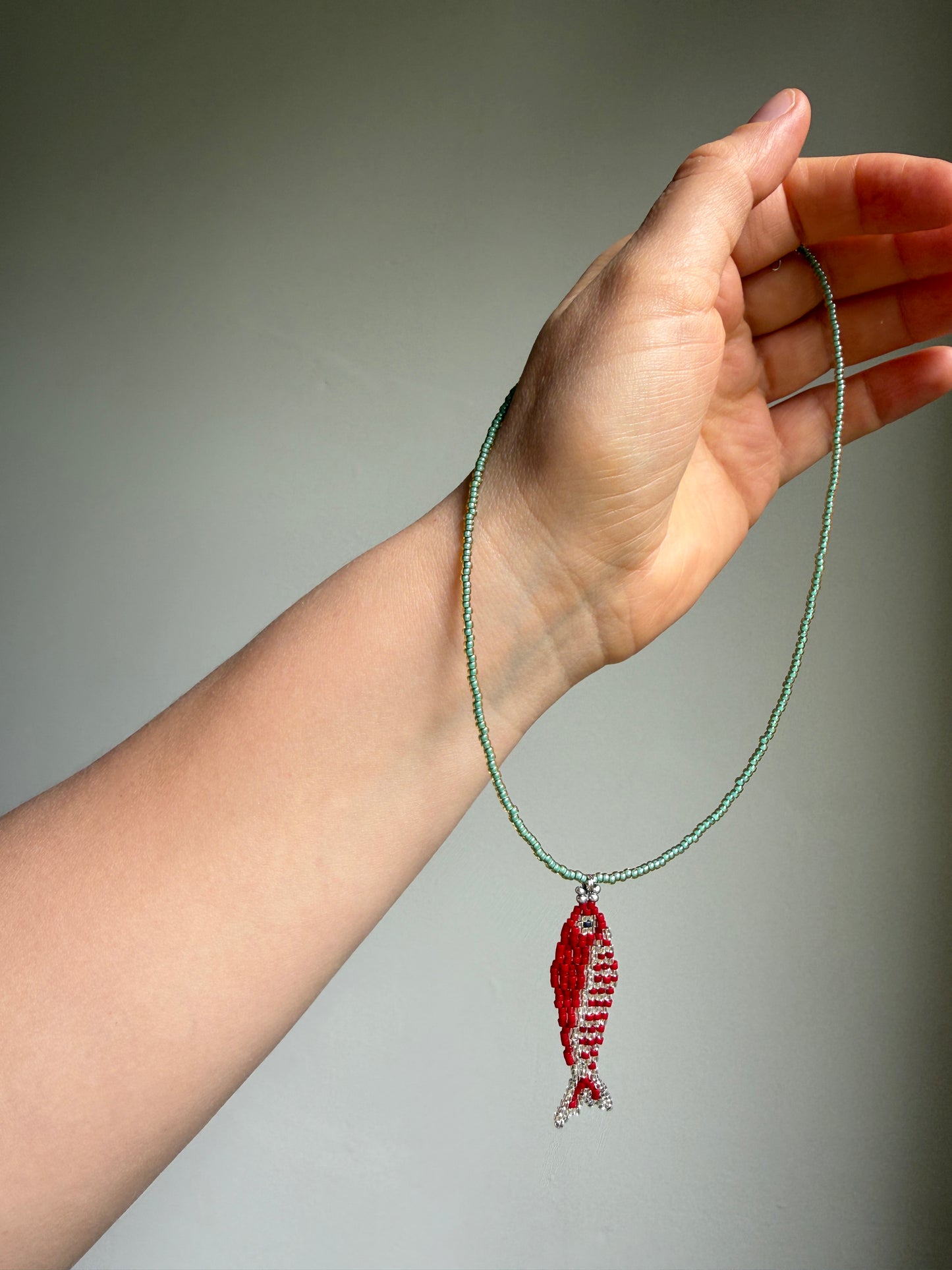 Red Fish Necklace