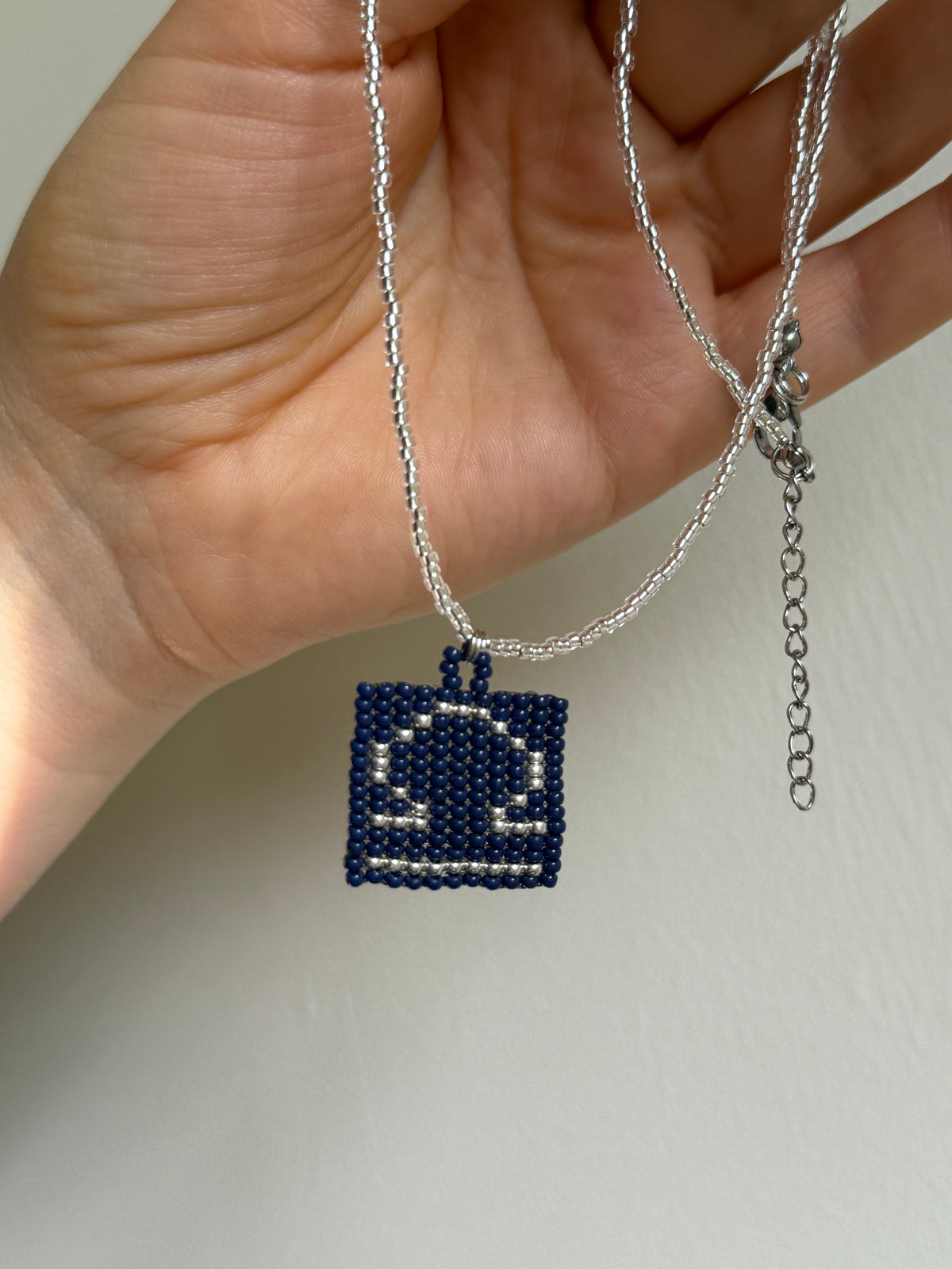 Beaded Libra Zodiac Necklace