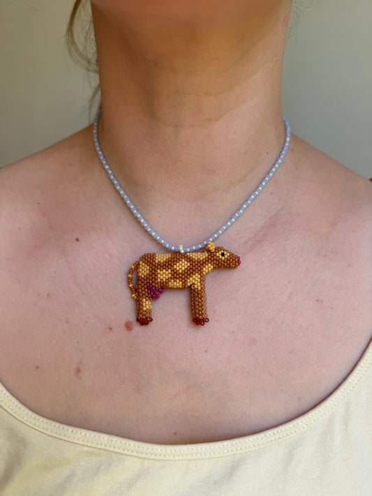 Cow necklace