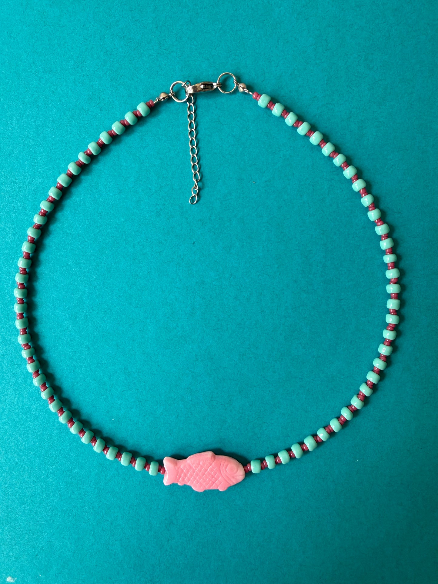 Pink Fish Choker